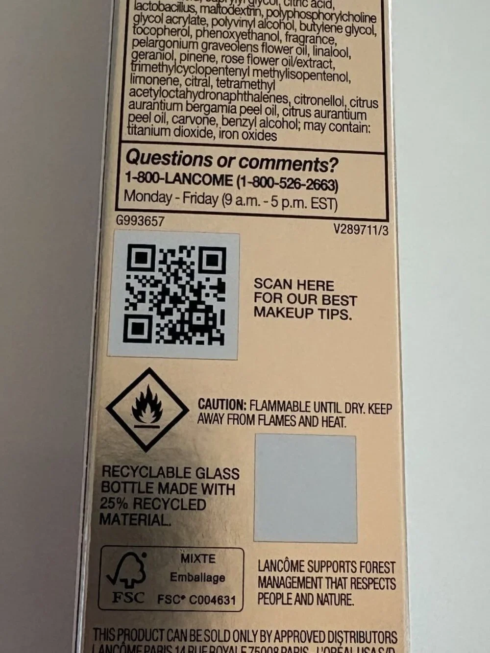 Teint Idole Ultra Wear Care & Glow Foundation/Sunscreen 310N